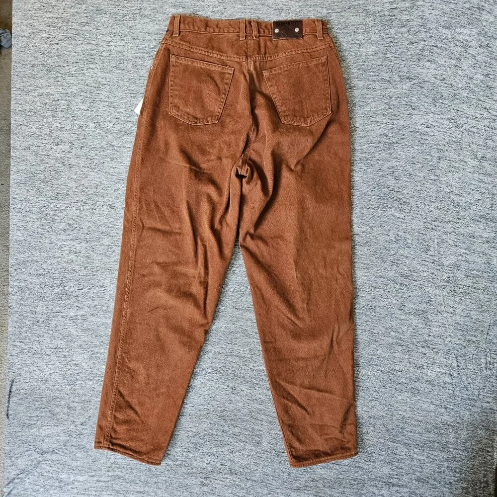 Vintage 90s Womens Gloria Vanderbilt 1991 Cotton Jeans Brown Sz 16 NWT Y2K RARE - Picture 2 of 12